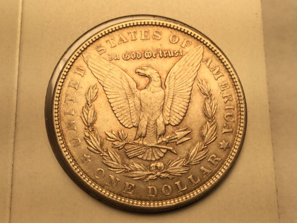 1904 Morgan Dollar in almost uncirculated plus
