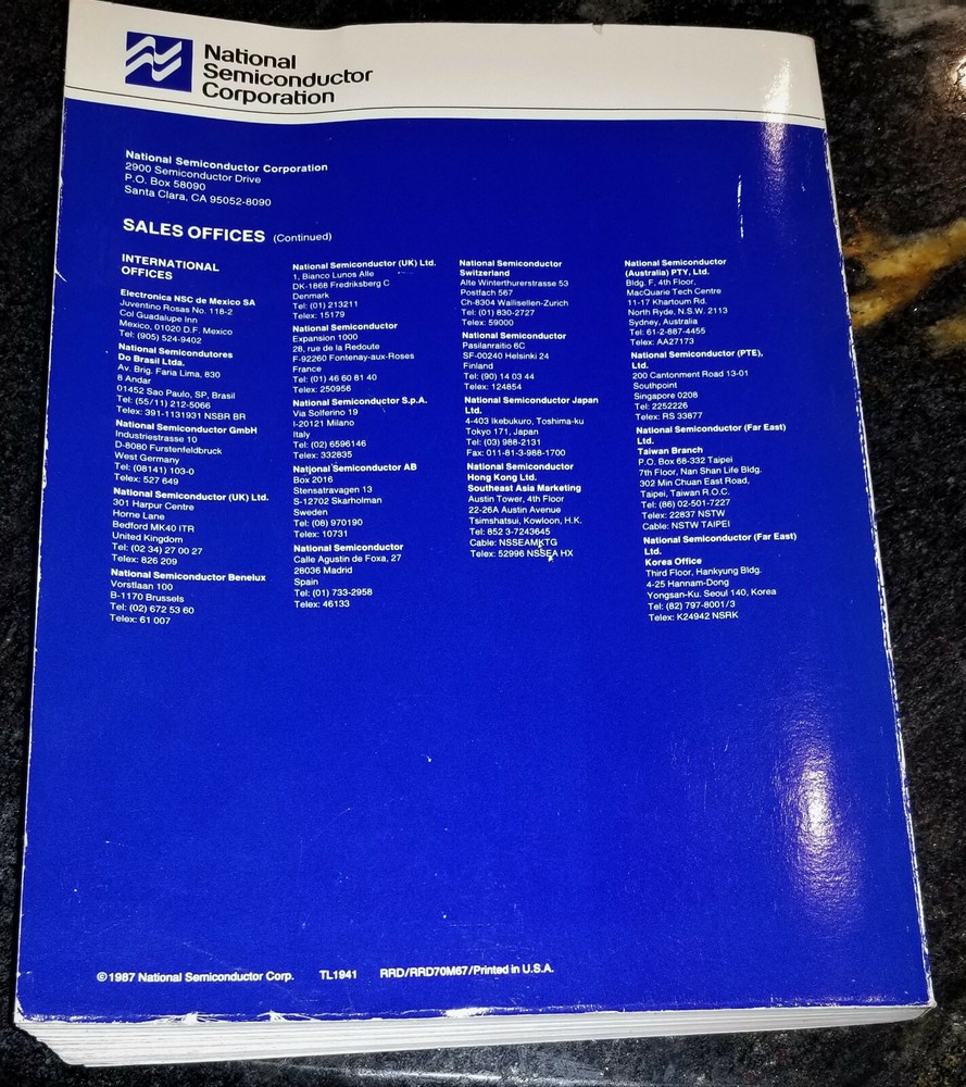 USED 1987 National ALS/AS Databook