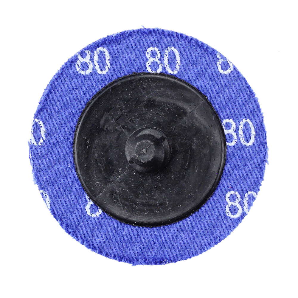 200 Pack - 2" 80 Grit A/O Quick Change Sanding Disc Black Hawk, Type R Roloc