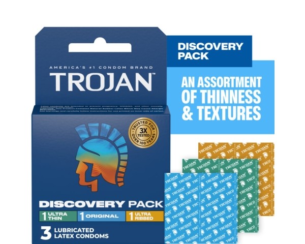 Trojan Discovery Pack Condoms - 3 count