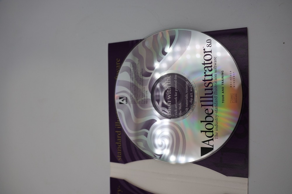 Adobe Illustrator 8.0 for Windows with Serial Number Missing CD