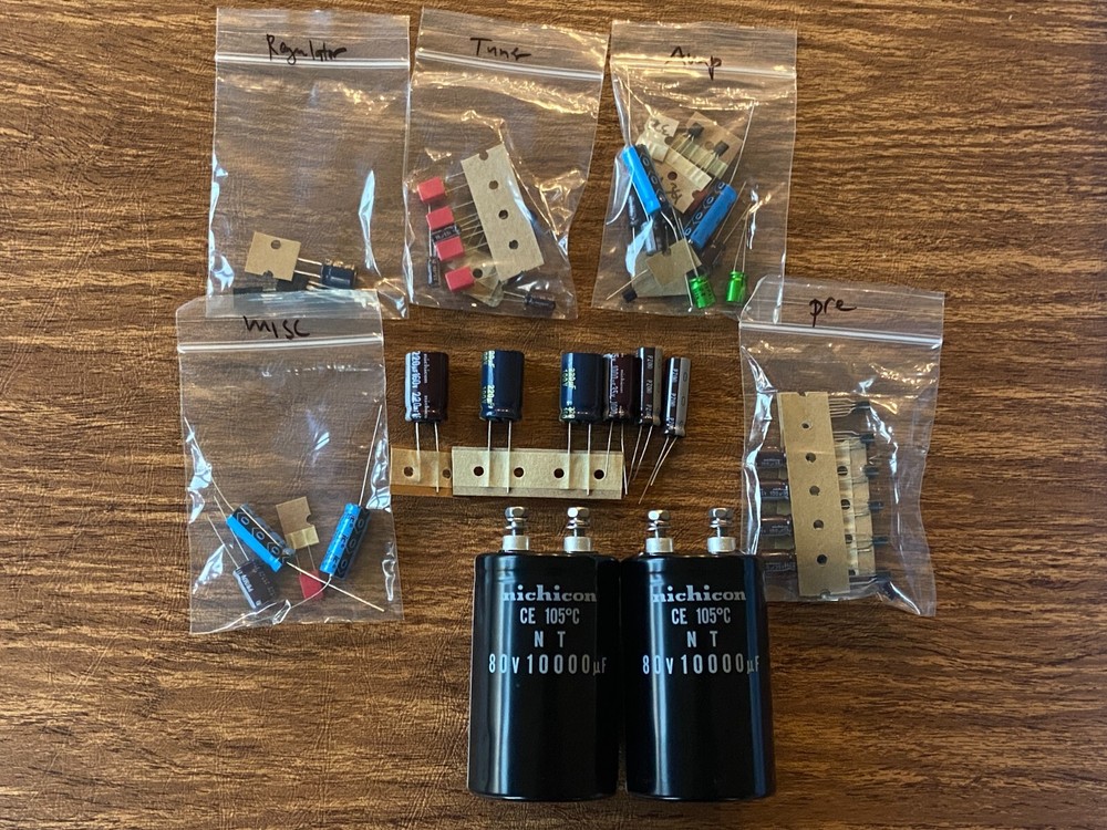 McIntosh MAC1900 Recap Kit w/ Instructions Receiver Rebuild Set COMPLETE