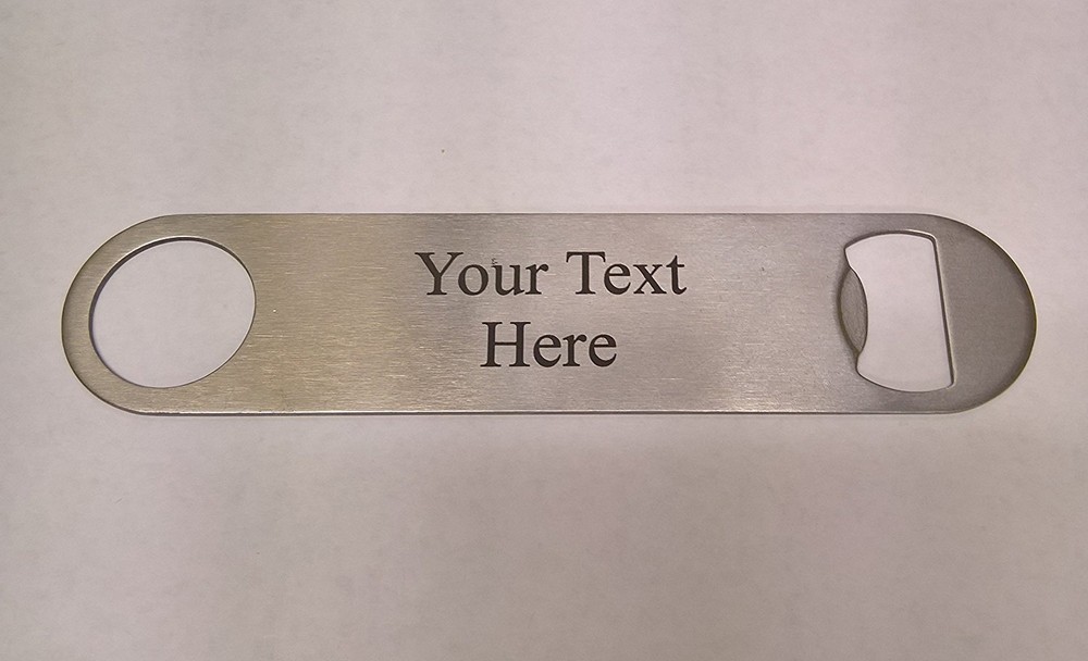Personalized Heavy Duty Flat Bottle Opener