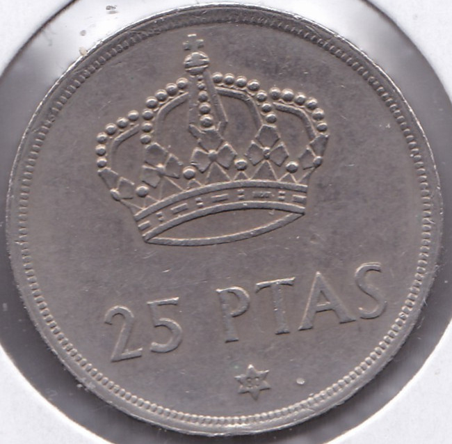 1975 Spain 25 Pesetas L2