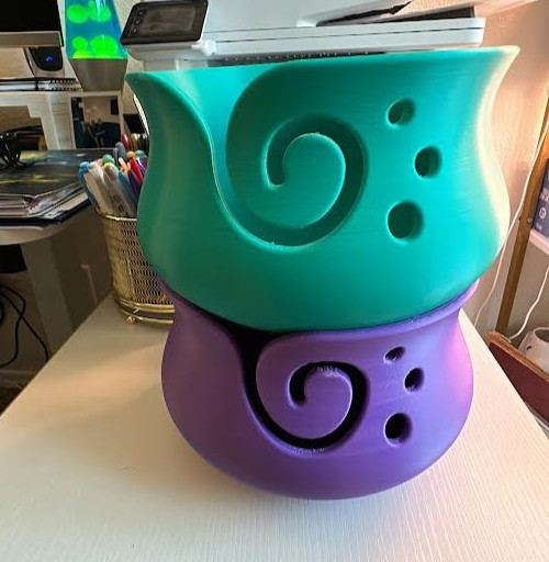 YARN BOWLS 3D PRINTED LARGE