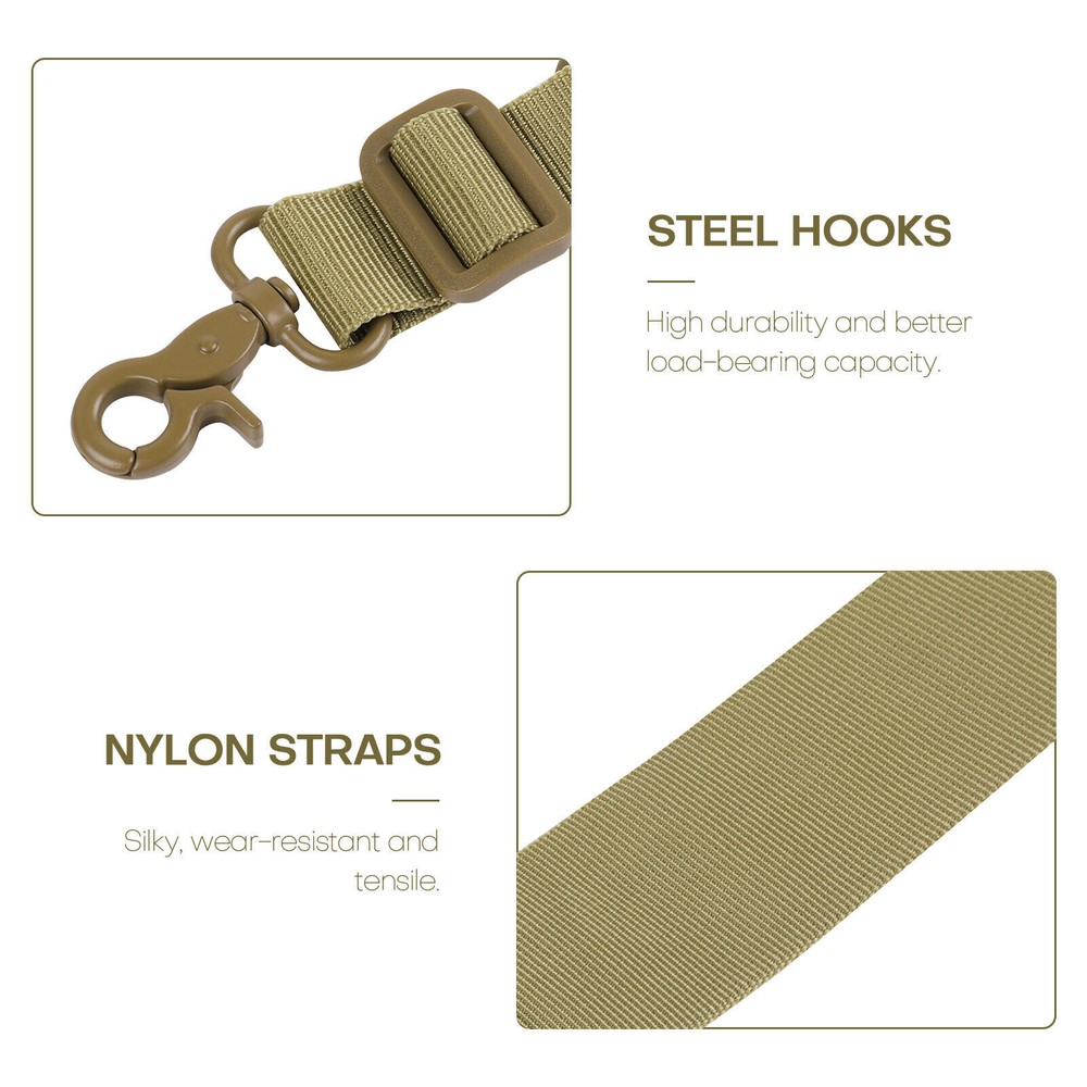 Tactical Rifle Shotgun Sling with 15 Shell Ammo Holder 2 Point Adjustable Strap