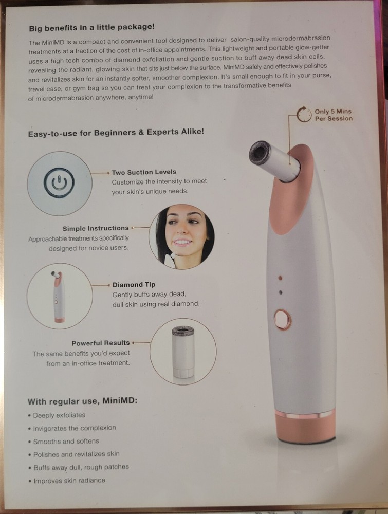 Trophy Skin MiniMD - Mini Handheld Microdermabrasion System TS MINI MD