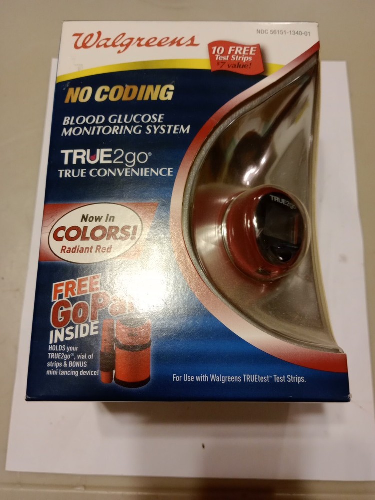Walgreens No Coding Blood Glucose Monitoring System