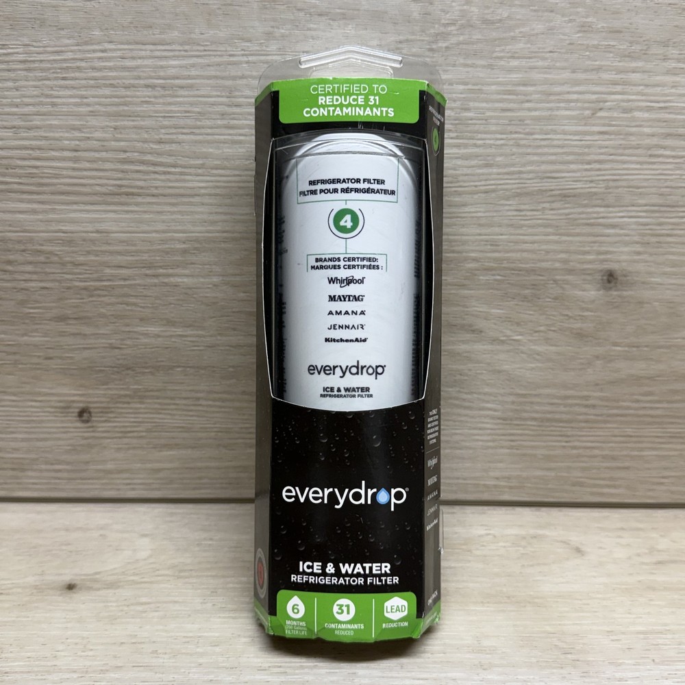 everydrop FILTER 4 Refrigerator Water Filter EDR4RXD1 Whirlpool Maytag Amana