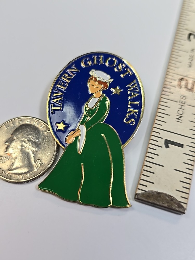 Tavern Ghost Walks Lapel Pin Large Size