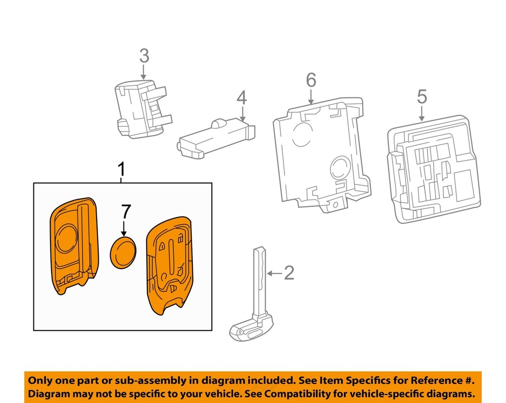 Chevrolet GM OEM Transmitter 13529636