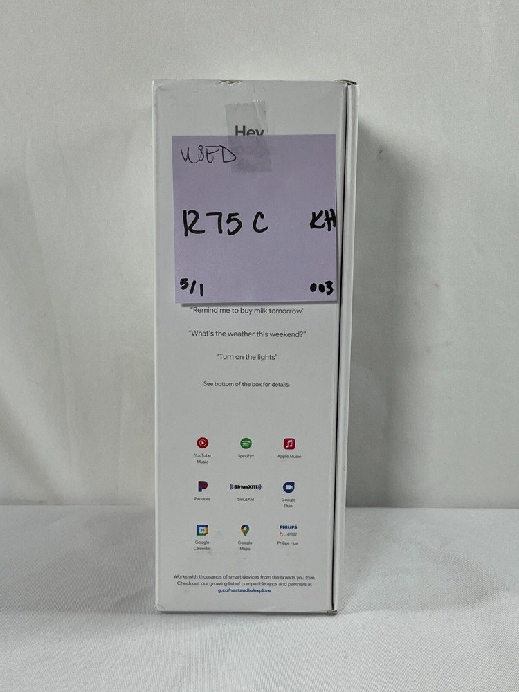 Google Nest Audio GXCA6 Chalk Multi Language Mini Bluetooth Speaker