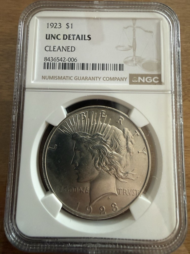 1923 Peace Silver Dollar UNC Details