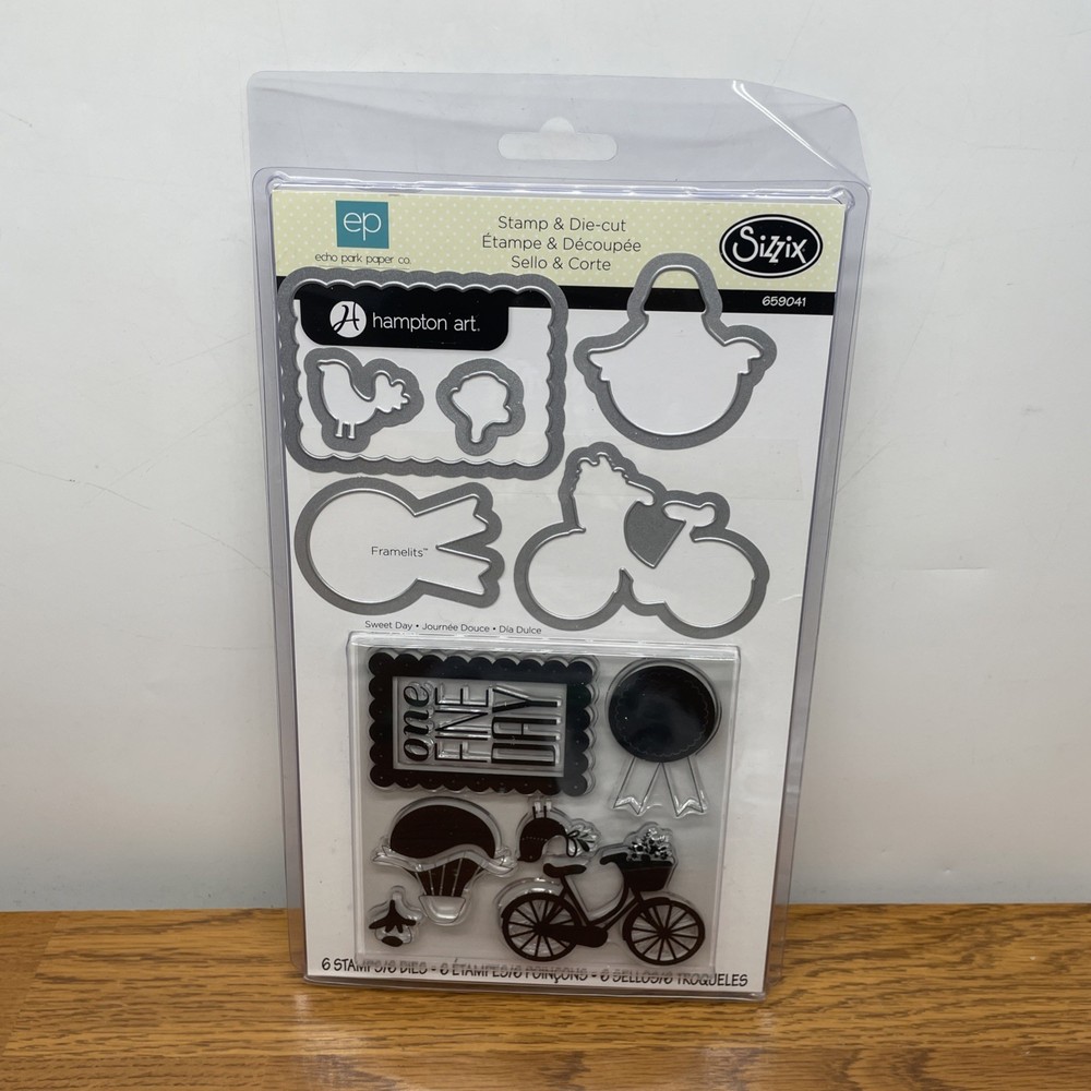 Sizzix Lot Of 13 Embossing Folders, Stamps, Dies Framelits, Thinlits, 3-D