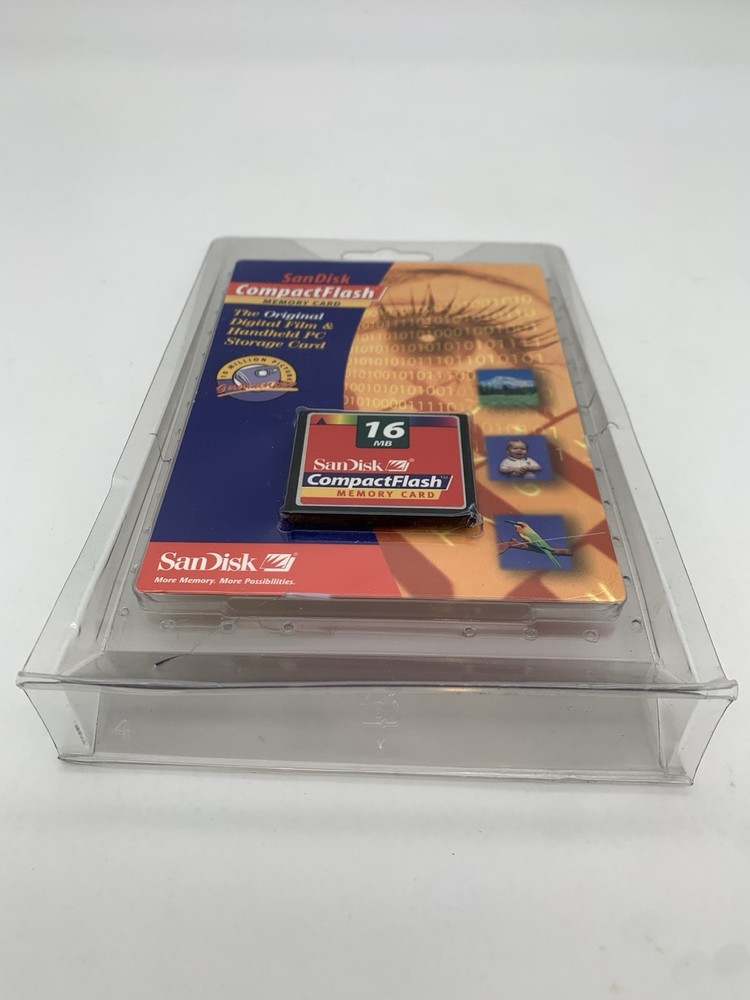 16MB SanDisk Compact Flash Memory Card SDCFB original package