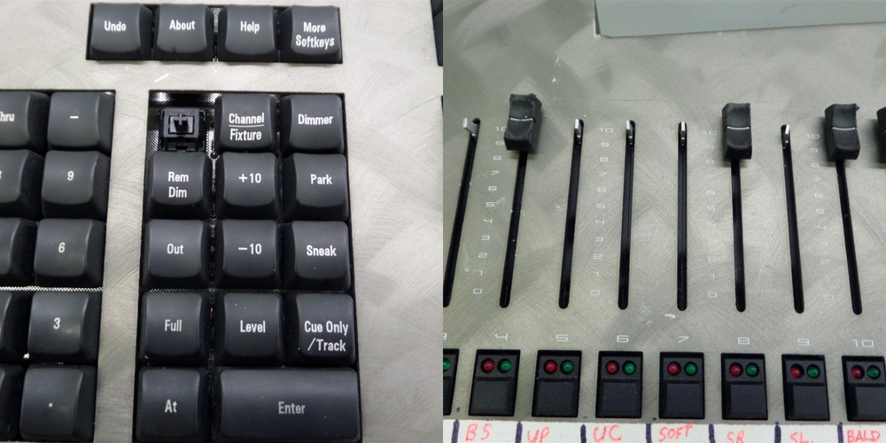 ETC Obsession II Blackout Grandmaster Lighting Console with Processor Units