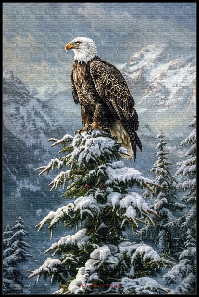 Twilight Perch 4 - DIY Chart Counted Cross Stitch Patterns Needleworks DMC Color