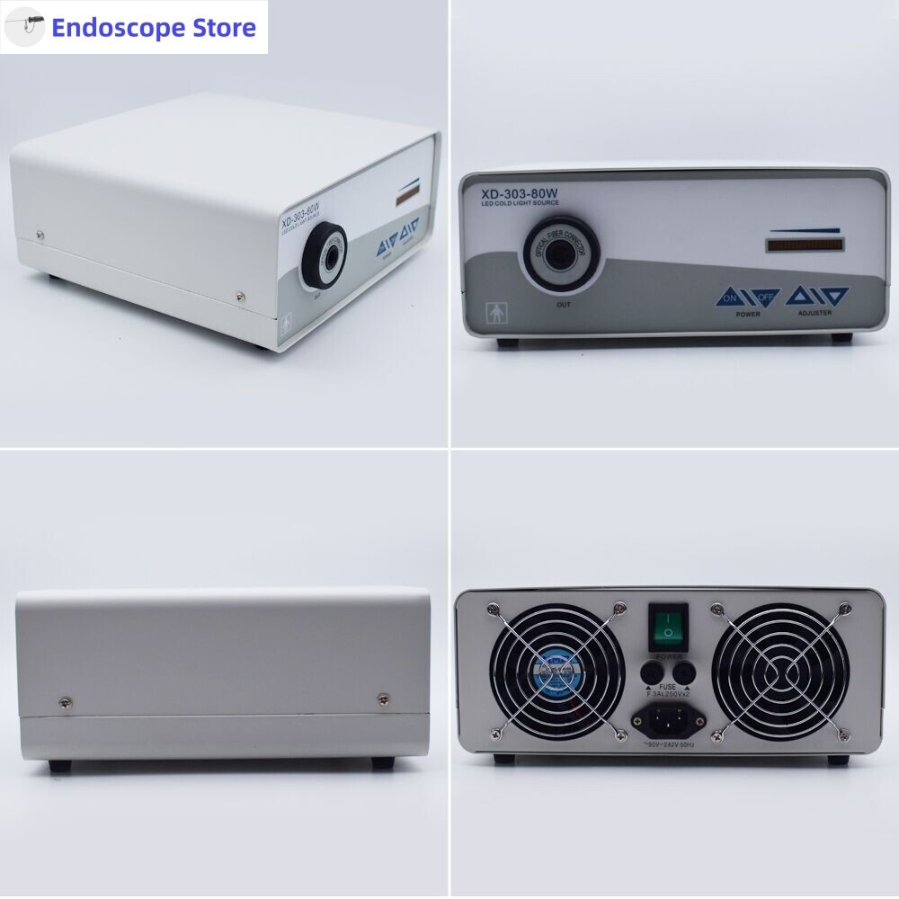 Medical Surgical LED 80W Endoscope Cold Light Source Match WOLF Customized KWS