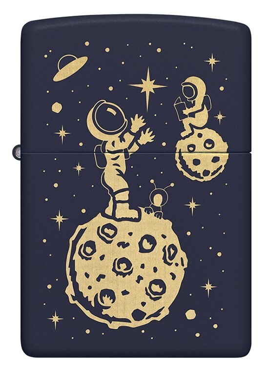 ZIPPO 46289 Hippie Skull GLOW Lighter