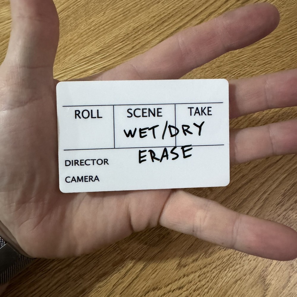 Insert Slate For Video Production | Mini Slate | Macro Micro Slate