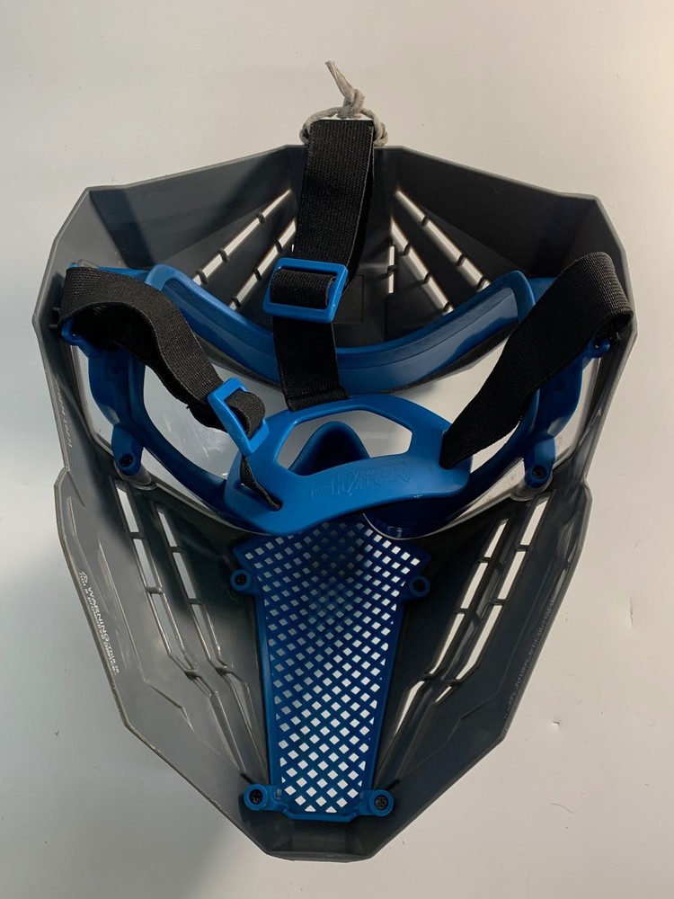 Nerf Hyper Face Mask Breathable Design Blue w/ Adjustable Strap