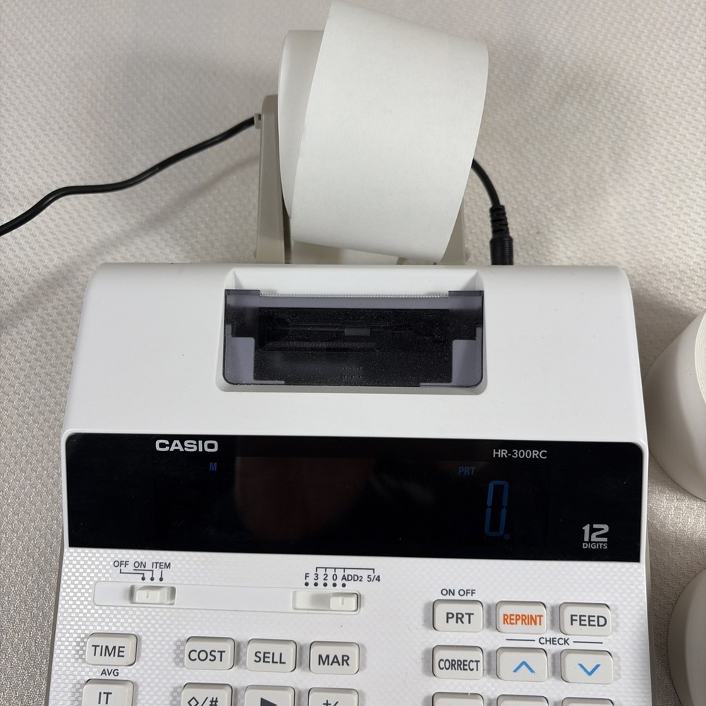 Casio HR-300RC Printing Calculator