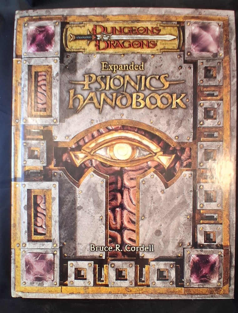 D&D 3.5e Expanded Psionics Handbook - NM Excellent Condition - Clear Protected