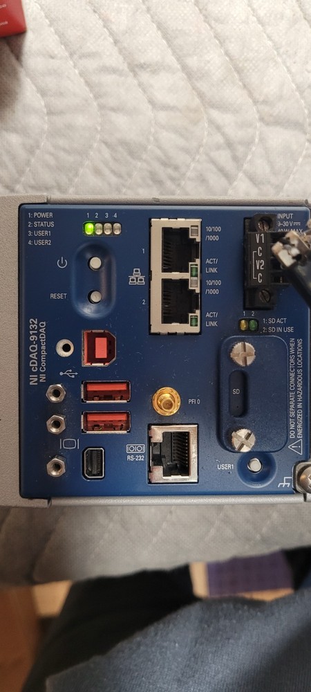 National Instruments cDAQ-9132 4-Slot Compact DAQ Controller