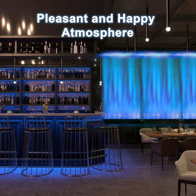 RGBW LED Ocean Wave Light Projector,Multi Dynamic Effect Wash Wall Light Ambient