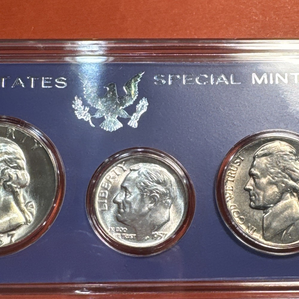 1957 D Denver Mint Coin Set 90% Silver