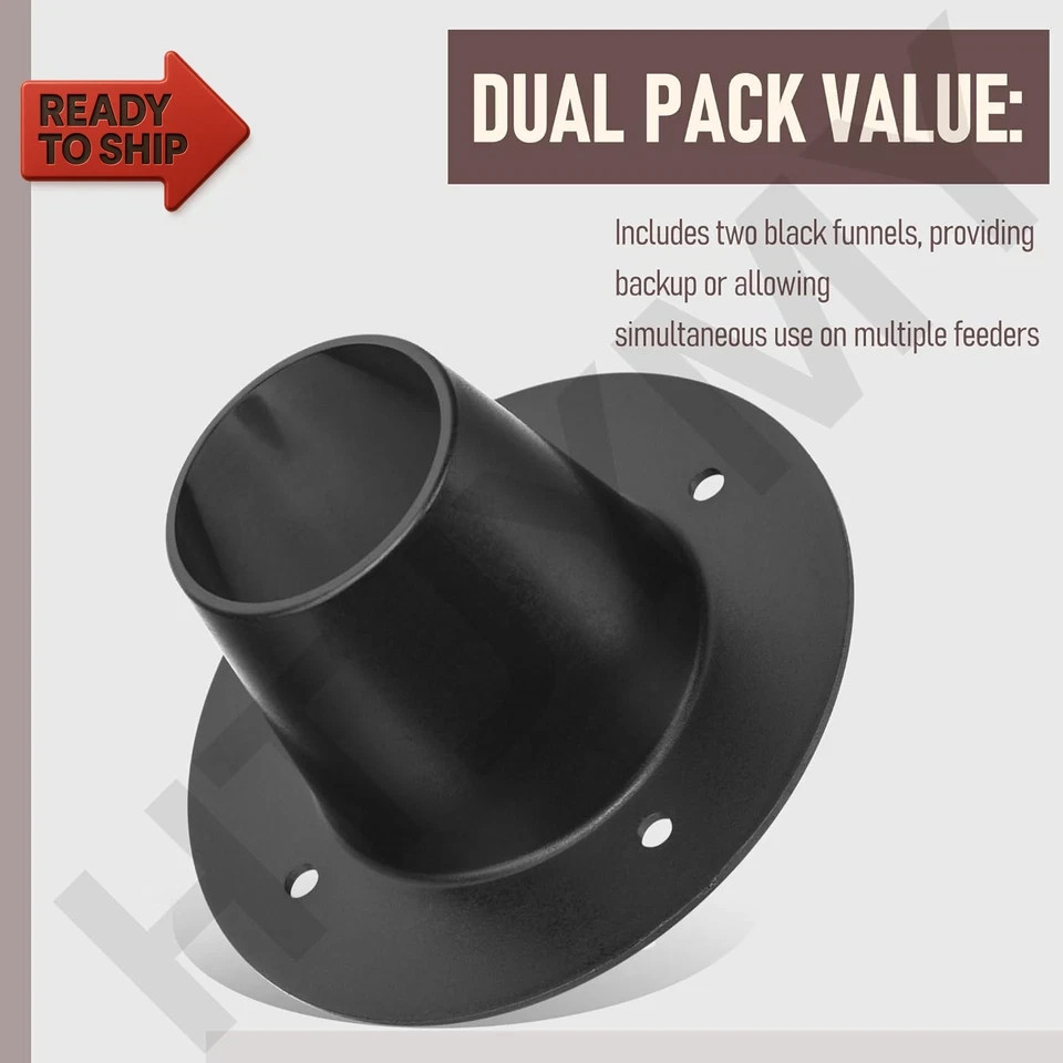 2" Drop Funnel for Deer Feeder, Versatile Funnel for Deer Feeder, Adopt Durable