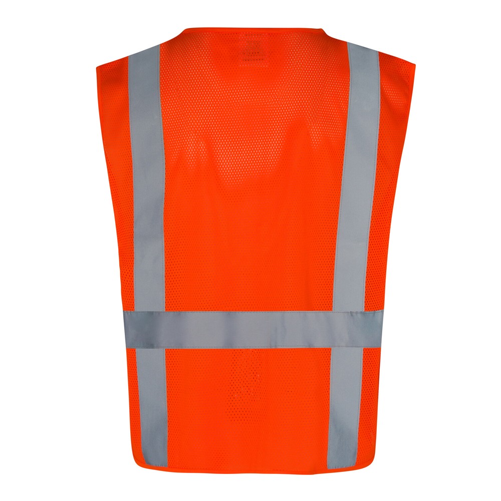 4 Pack Everyday ANSI Class 2- 3 Pockets Zipper Vest