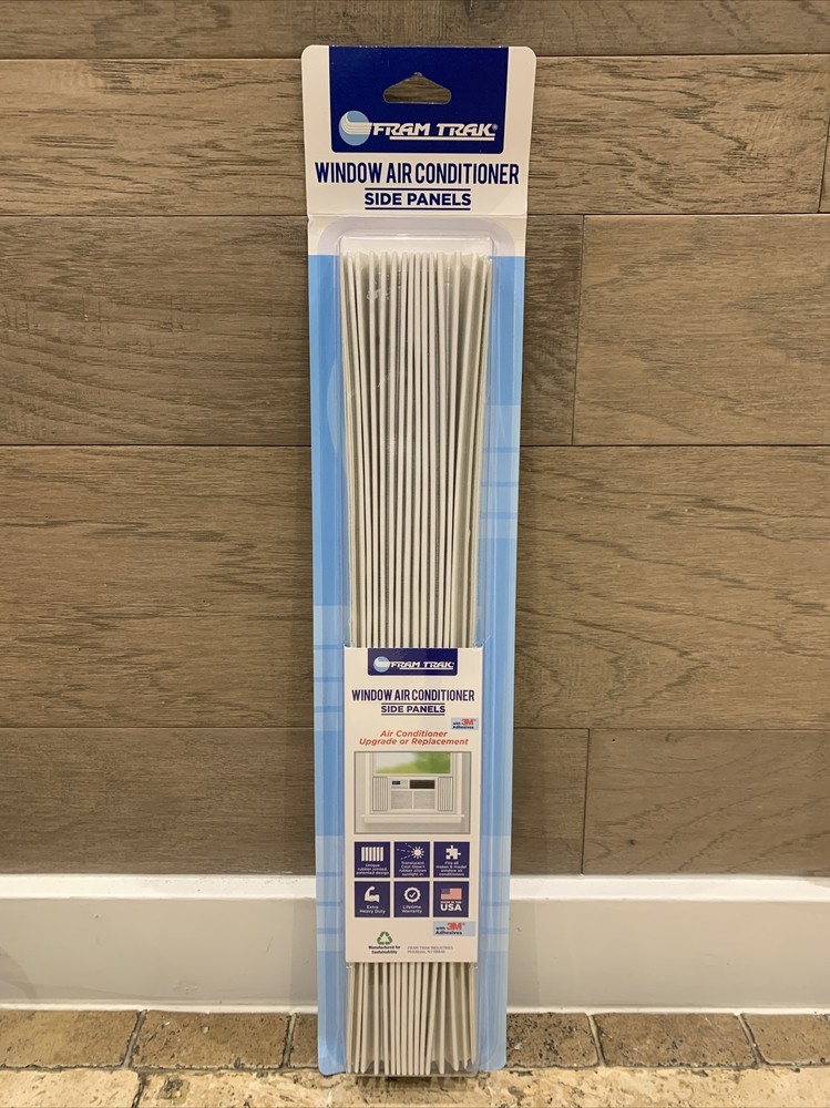 FRAM TRAK Window Air Conditioner Side Panel Peel & Stick Accordion NEW