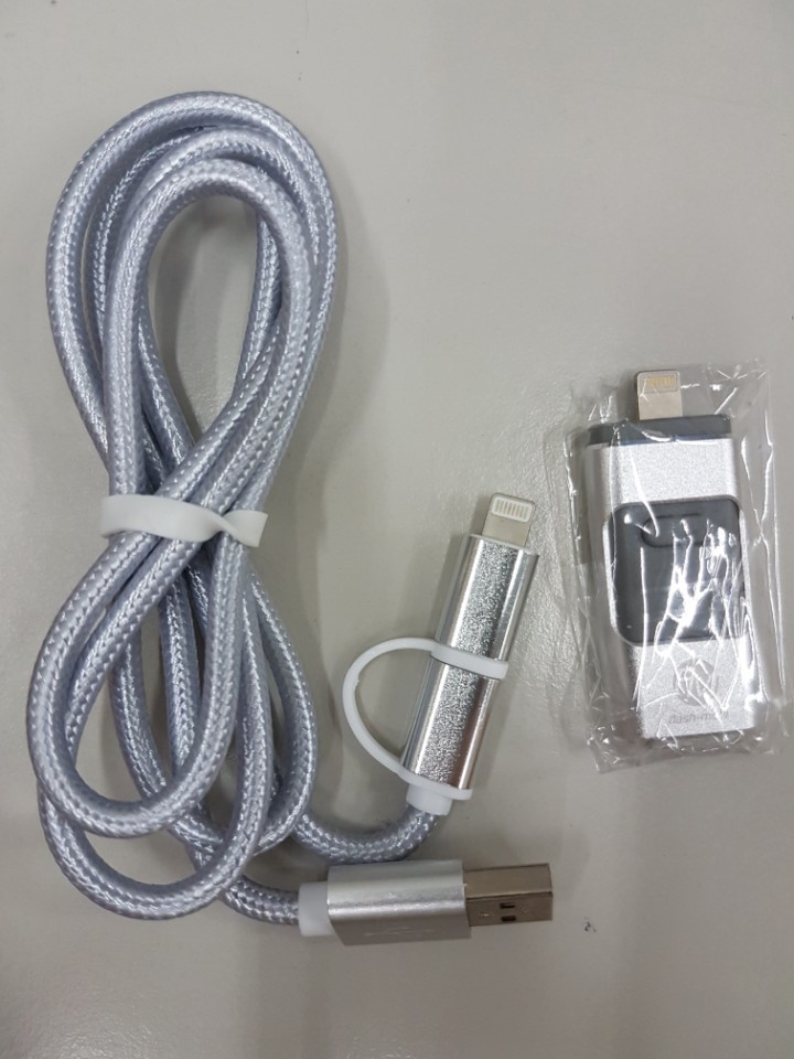 Flash Drive for iPhone 32 Gb Dual Lightning Connector External Memory Storage