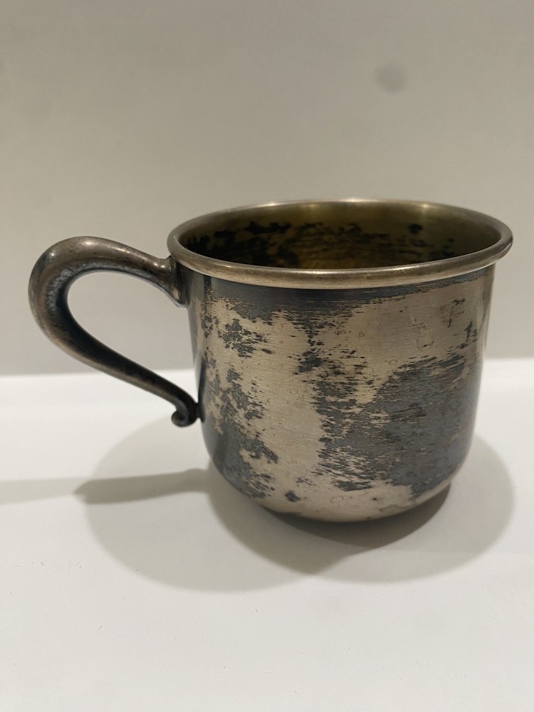 STERLING SILVER Vintage Handled Cup WEB 52_NOT WEIGHTED