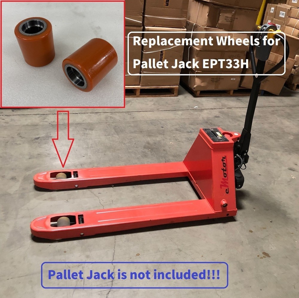 (Two pieces) Front replacement wheel for Pallet Jack EPT40H, EPT33H