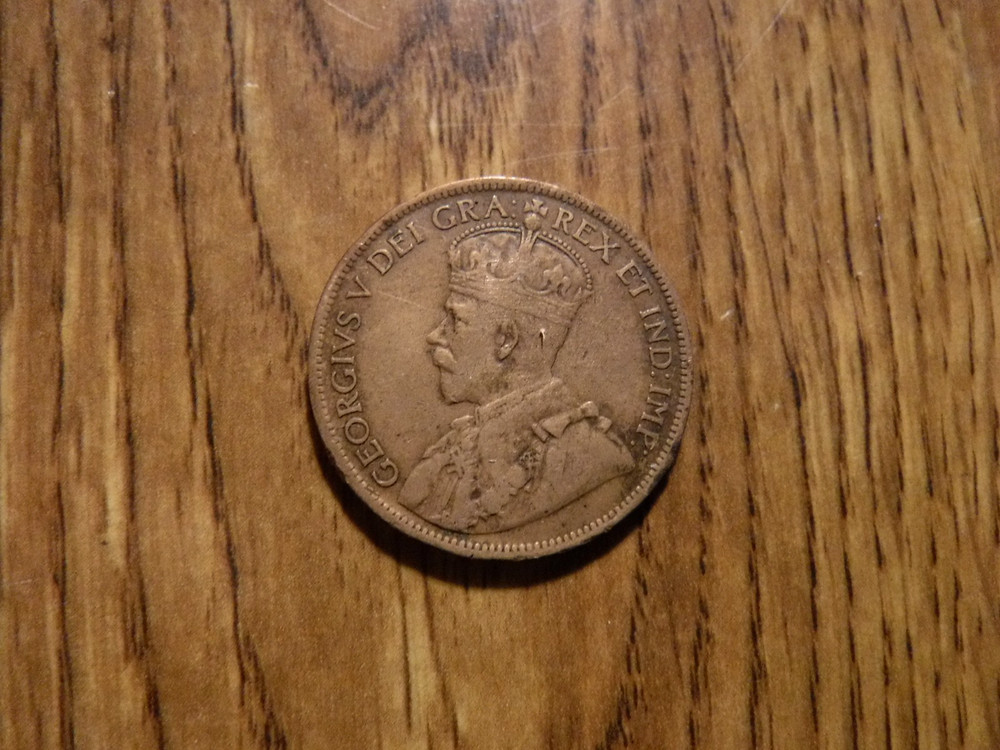 CANADA 1916 LARGE CENT COIN (396)