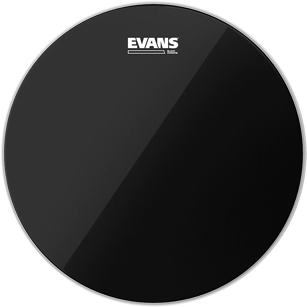 Evans Black Chrome Tom Batter Drumhead 14 in.