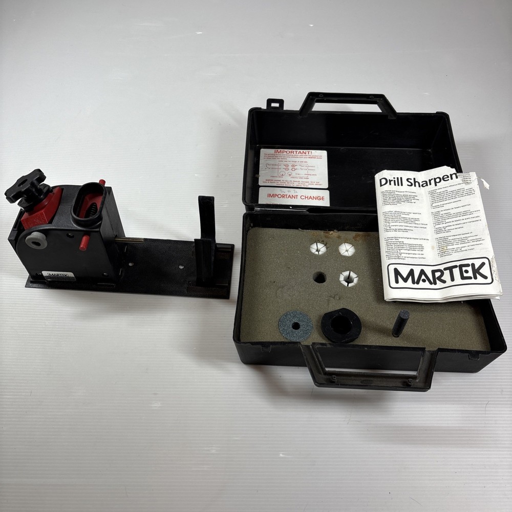 MARTEK PROFESSIONAL DRILL BIT SHARPENER with CASE #517415770