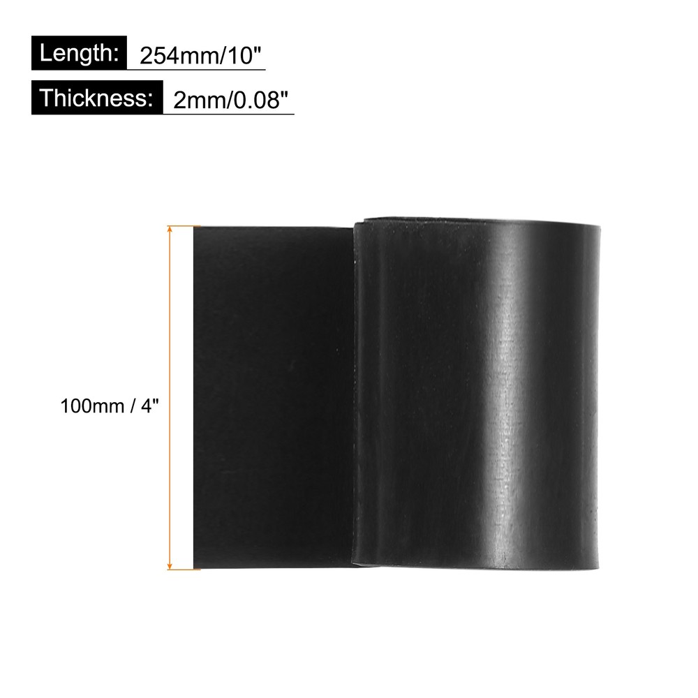 Solid Rubber Sheet 3/32" x 4" x 10" for Gaskets DIY Material