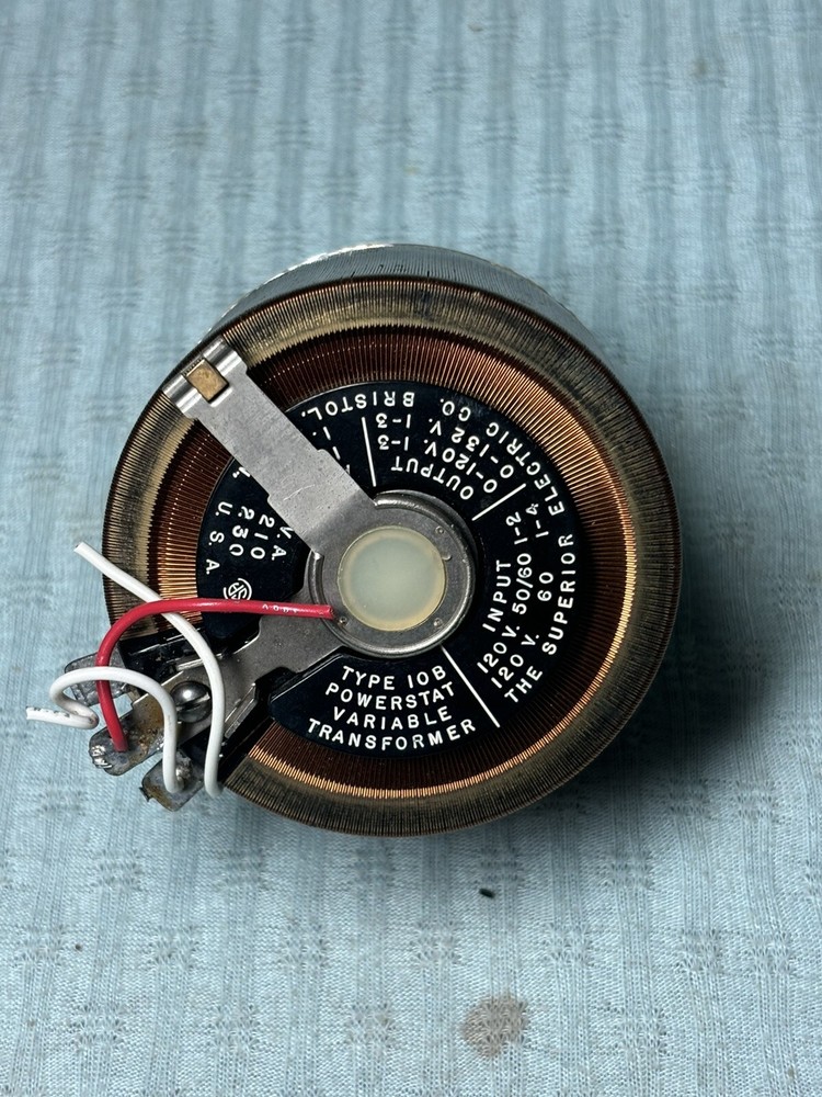 Superior Electric Powerstat 10B Variable Transformer From Operating Train Layout