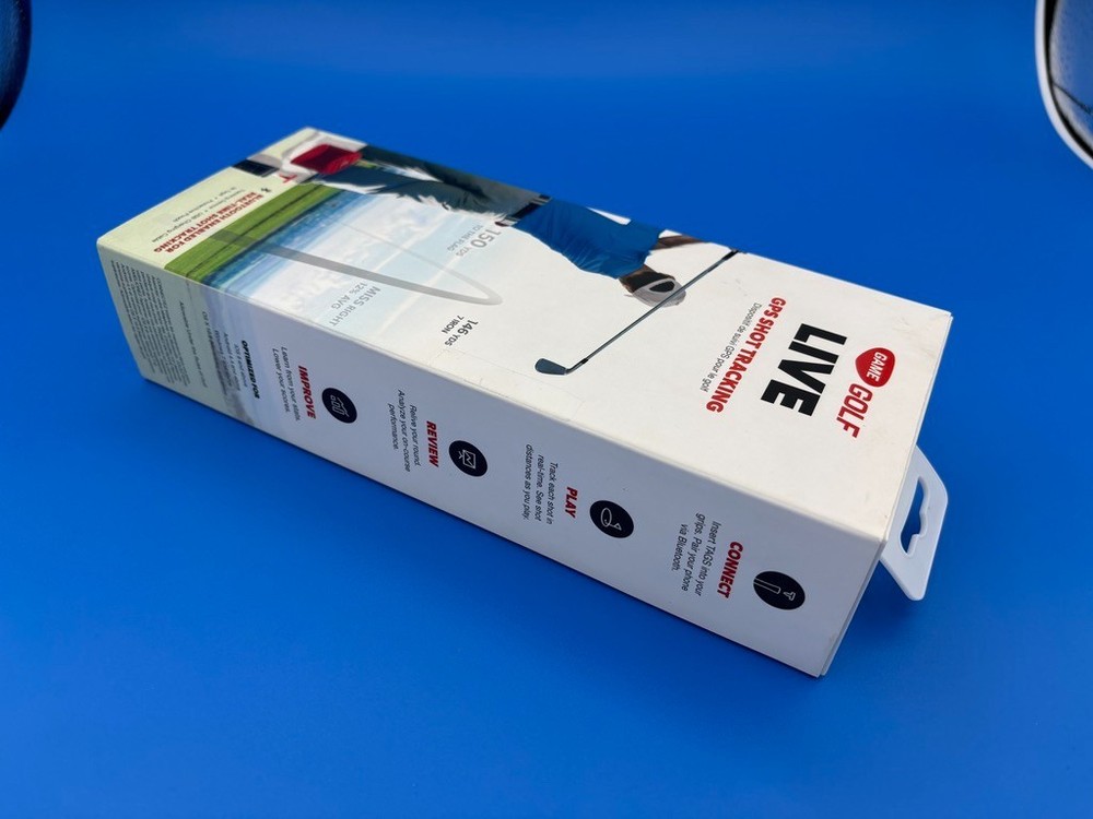 Game Golf Live GPS Shot Digital Tracking System BlueTooth Enabled Tracker NIB