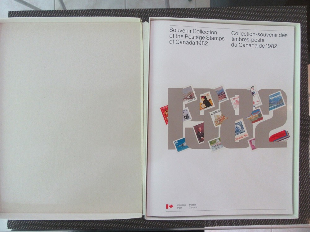 Canada Post - Annual Stamp Collection #25 - 1982 Collection Canada opened