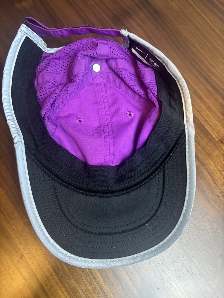 Nike Featherlight Dri-Fit Tennis Athletic Running Hat Cap Adjustable Just Do It
