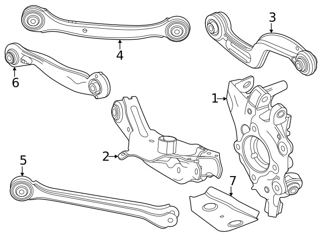 Genuine GM Knuckle 42897874