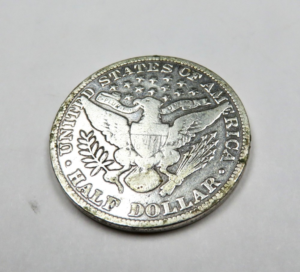 Vintage 1904 Barber Half Dollar