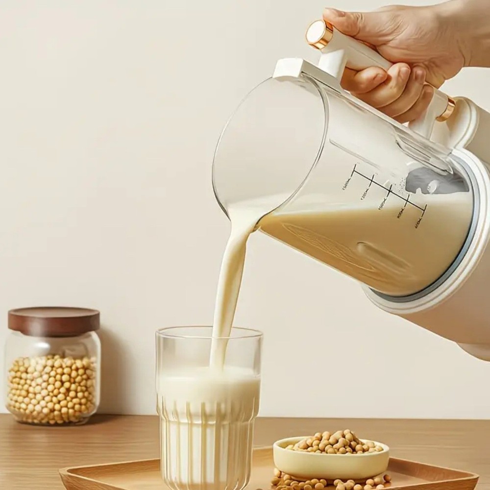 Automatic Nut Milk Maker 1500ml, 55Oz Auto Heating Blender, 8 In1 Soy Milk Maker