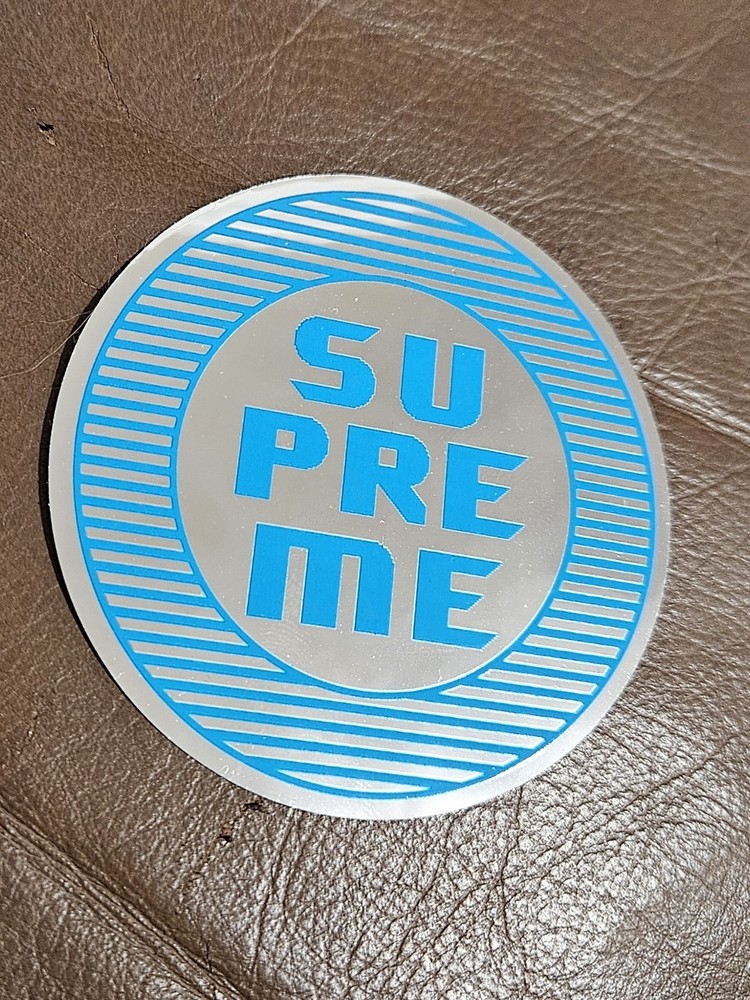 Supreme Disrupt BLUE Foil Sticker SS15 *READ INFO*