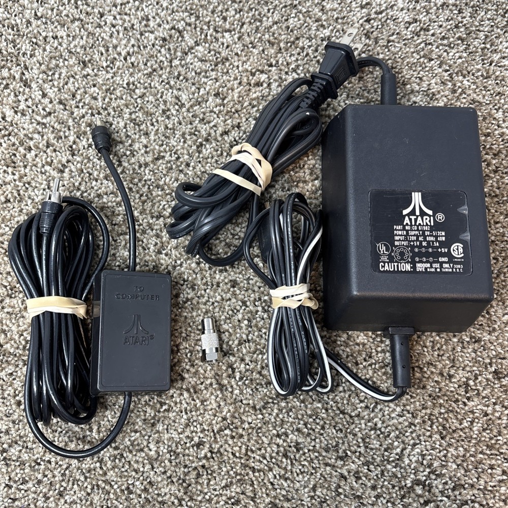 Atari 600XL Computer Tested Working With Power Supply