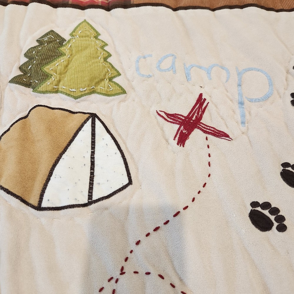 Woolrich kids quilt" Camp "vintage